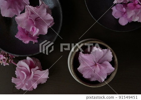 粉色繡球花【插花】 粉色繡球花【插花】 91549451