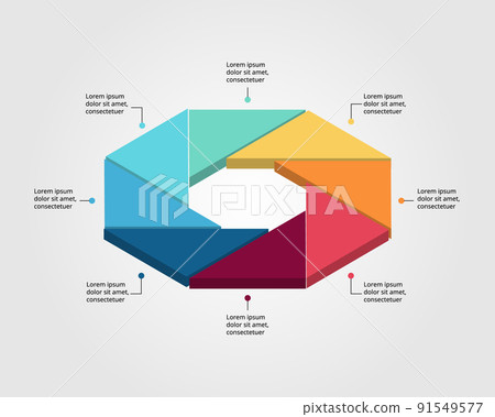 triangle chart template for infographic for presentation for 8 element triangle chart template for infographic for presentation for 8 element 91549577