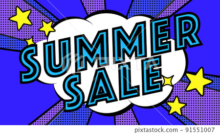 Background where the characters of summer SALE pop out Background where the characters of summer SALE pop out 91551007