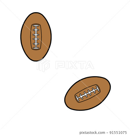 橄欖球球圖案(透明背景) 橄欖球球圖案(透明背景) 91551075