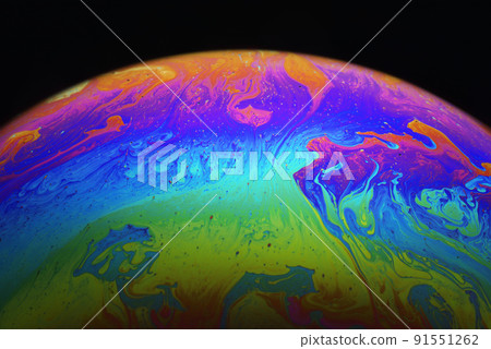 colorful cosmic planet colorful cosmic planet 91551262