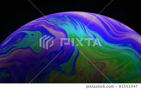 多彩的地球宇宙球體 91551347