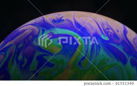 多彩的地球宇宙球體 91551349