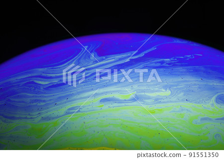 colorful earth cosmic spheres 91551350