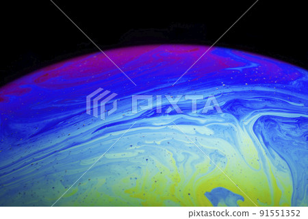 多彩的地球宇宙球體 91551352