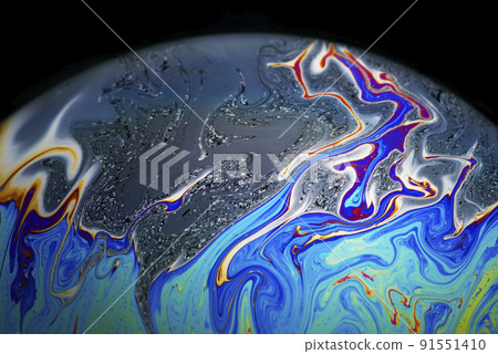 colorful earth cosmic spheres 91551410