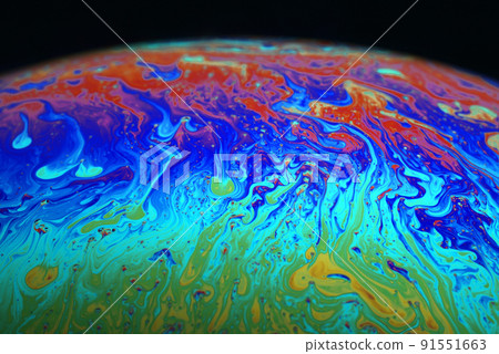 colorful planet universe 91551663