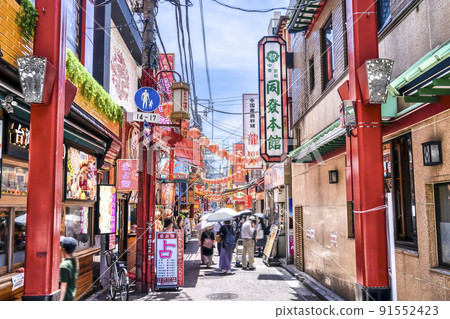橫濱市容 橫濱中華街 橫濱市容 橫濱中華街 91552423