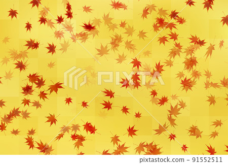  Autumn leaves maple autumn background 91552511
