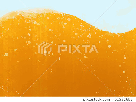 有大量泡沫的啤酒的圖像插圖 91552693