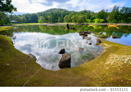 世界遺產岩手縣平泉町毛越寺 世界遺產岩手縣平泉町毛越寺 91553121