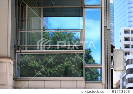 建築和藍天圖像 91553166