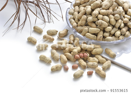 Pile of dry deli peanut snacks Pile of dry deli peanut snacks 91553615