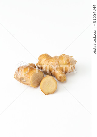 Ginger white background 91554344