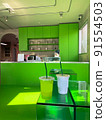 interiordesign for a coffee shop, bakery, cafe, co-working space 91554503