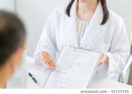 Hair thinning treatment counseling lab coat Hair thinning treatment counseling lab coat 91555745
