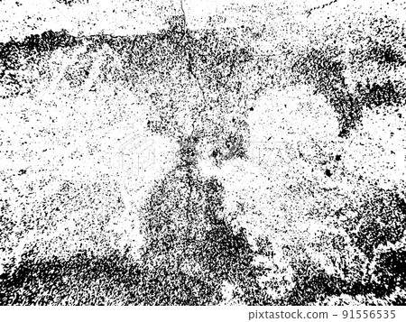 Black and white grunge. Distress overlay texture. Abstract surface dust and rough dirty wall background concept.  Distress illustration simply place over object to create grunge effect. Vector EPS10. 91556535
