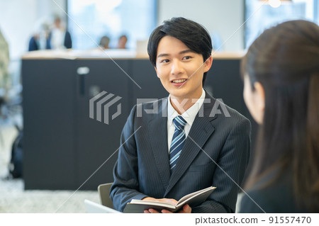 女員工 男員工 商業、商業形象、商業場景、公司、上班族、工作 女員工 男員工 商業、商業形象、商業場景、公司、上班族、工作 91557470