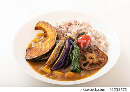 16粒米飯夏季蔬菜咖哩 91558775