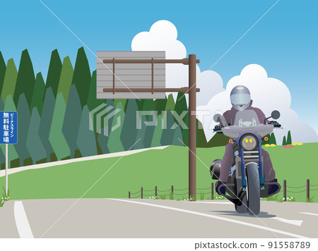 Motorcycle touring people Motorcycle touring people 91558789