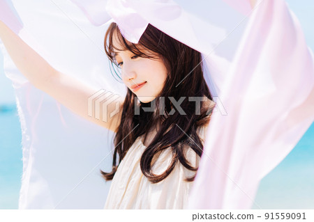 Summer woman portrait 91559091