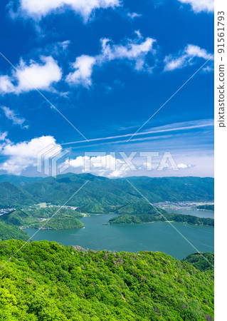 《福井縣》初夏三方子彩虹線山頂公園 91561793