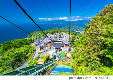 《Fukui Prefecture》 Rainbow Line Summit Park ・ Early summer scenery 《Fukui Prefecture》 Rainbow Line Summit Park ・ Early summer scenery 91561812