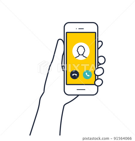 我手中的智能手機有來電 我手中的智能手機有來電 91564066