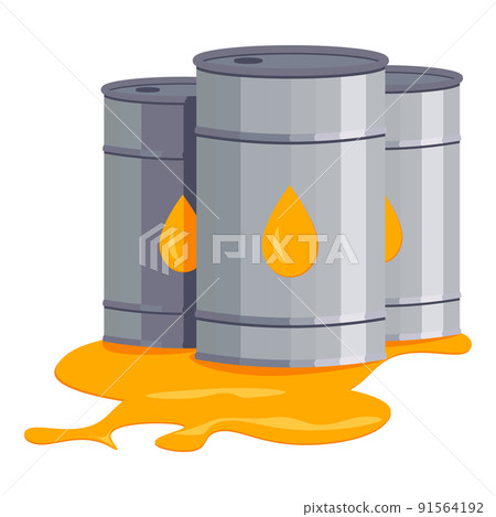 Oil barrel. Barrels with hazard liquid. Industrial waste, toxic environmental pollution. Fuel pollution. Leakage of flammable liquid Oil barrel. Barrels with hazard liquid. Industrial waste, toxic environmental pollution. Fuel pollution. Leakage of flammable liquid 91564192