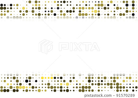 Background material Polka dot frame 91570289