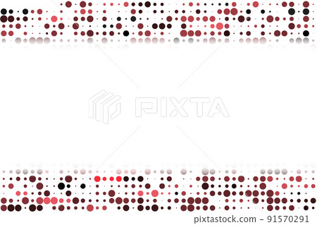 Background material Polka dot frame Background material Polka dot frame 91570291