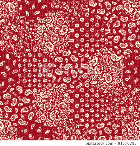 光滑的拼布圖案， 91570785