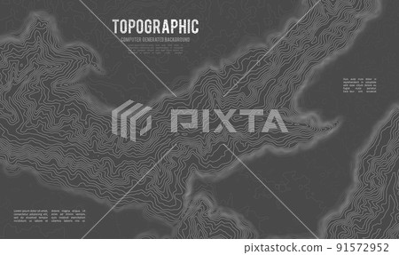 Grey contours vector topography. Geographic mountain topography vector illustration. Topographic pattern texture. Map on land vector terrain. Elevation graphic contour height lines. Topographic map Grey contours vector topography. Geographic mountain topography vector illustration. Topographic pattern texture. Map on land vector terrain. Elevation graphic contour height lines. Topographic map 91572952