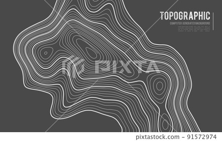 Grey contours vector topography. Geographic mountain topography vector illustration. Topographic pattern texture. Map on land vector terrain. Elevation graphic contour height lines. Topographic map Grey contours vector topography. Geographic mountain topography vector illustration. Topographic pattern texture. Map on land vector terrain. Elevation graphic contour height lines. Topographic map 91572974
