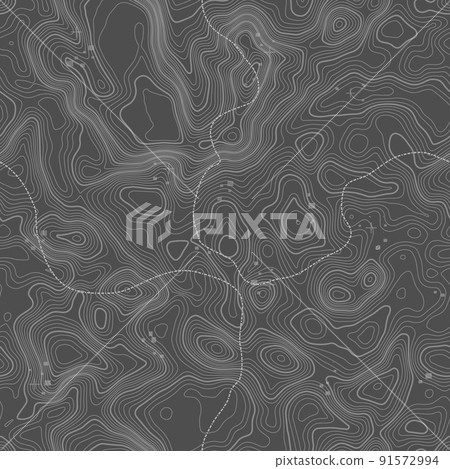 Grey contours vector topography. Geographic mountain topography vector illustration. Topographic pattern texture. Map on land vector terrain. Elevation graphic contour height lines. Topographic map Grey contours vector topography. Geographic mountain topography vector illustration. Topographic pattern texture. Map on land vector terrain. Elevation graphic contour height lines. Topographic map 91572994