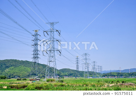Power transmission tower 91575011
