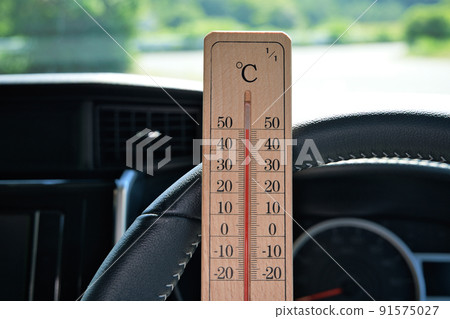 大熱天車內溫度超過50℃ 91575027