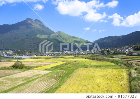 Yufuin Countryside Scenery 91577328
