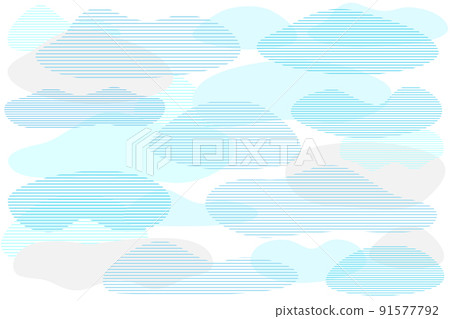 抽像圖案裝飾斯堪的納維亞矢量ai素材背景 91577792