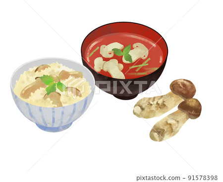 秋味松茸 松茸米湯 91578398