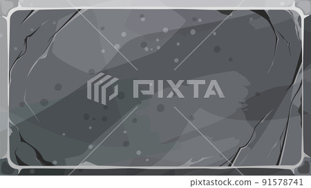 Background illustration of cracked stone board_16: 9 91578741
