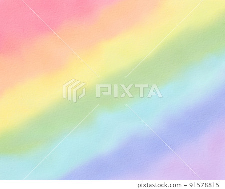 Watercolor style iridescent background material Watercolor style iridescent background material 91578815