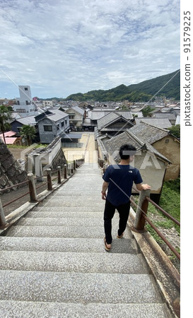 街道景觀保護區、竹原市的風景 91579225