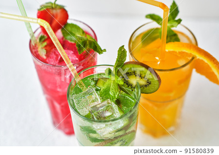 mix of three bright colored delicious cold lemonade mix of three bright colored delicious cold lemonade 91580839