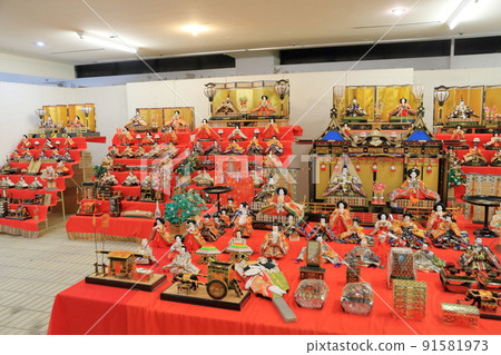 Hina娃娃宮裝飾，七層裝飾展（愛知縣豐田市） 91581973