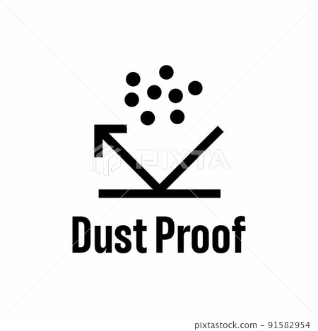 Dust Proof vector information sign - Stock Illustration [91582954] - PIXTA