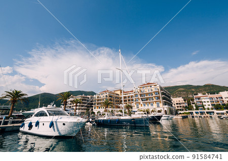 Marina near the Regent Hotel in Porto. Montenegro 91584741