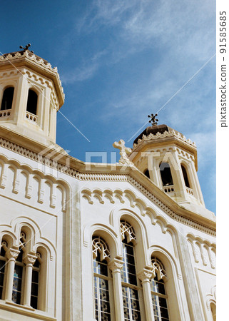 Facade of the Church of the Holy Annunciation in Dubrovnik. Croatia Facade of the Church of the Holy Annunciation in Dubrovnik. Croatia 91585685