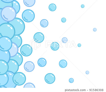 Soap bubbles pattern. Repeated vertical foam... - Stock Illustration ...