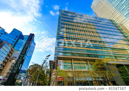 Tokyo Midtown, a cityscape of Akasaka, Minato-ku, Tokyo Tokyo Midtown, a cityscape of Akasaka, Minato-ku, Tokyo 91587387